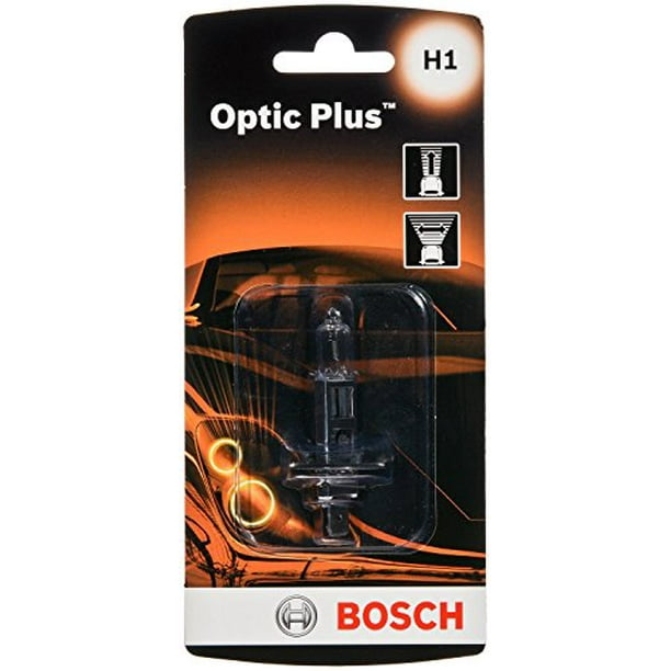 Pack of 1 Bosch H1 Optic Plus Upgrade Halogen Capsule Pack of 1 Bosch H1 Optic Plus Upgrade Halogen Capsule